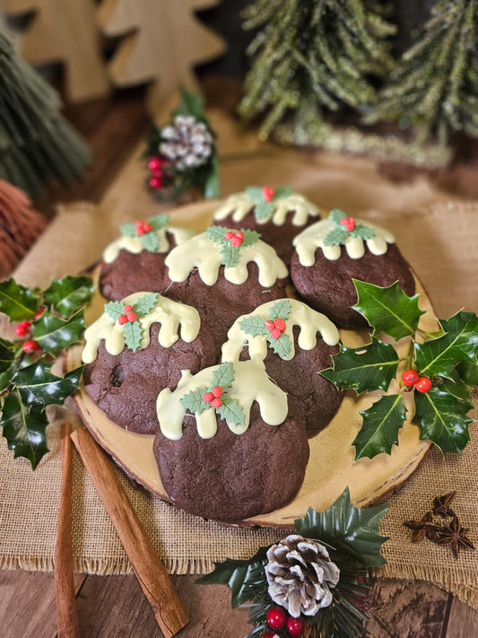 Christmas Pudding Cookies