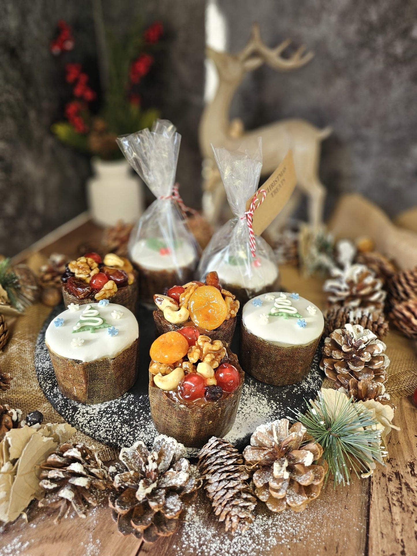 Mini Christmas Cake or Fruit & Nut Cake