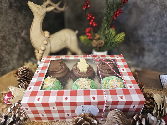 Christmas Cupcakes Selection Box