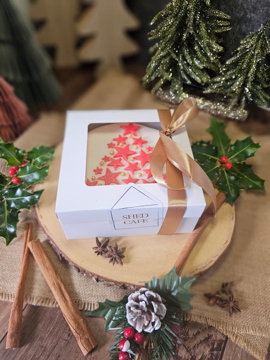 Garden Shed Christmas Cake